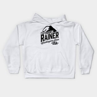 Mount Rainer Washington State USA Kids Hoodie